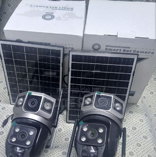 V380 Pro App Dual Lens Solar Powered Wireless Wifi CCTV - main view