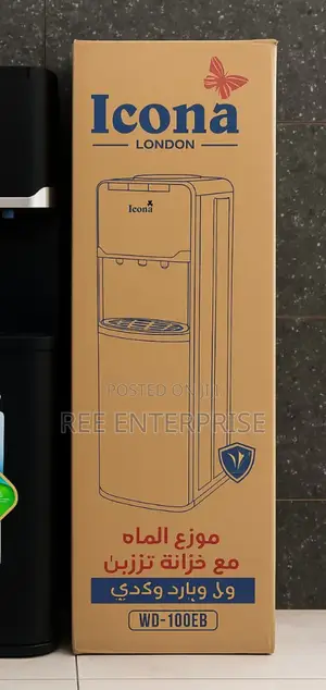 Black White Icona 3 Taps Hot ,Normal and Cold Dispenser