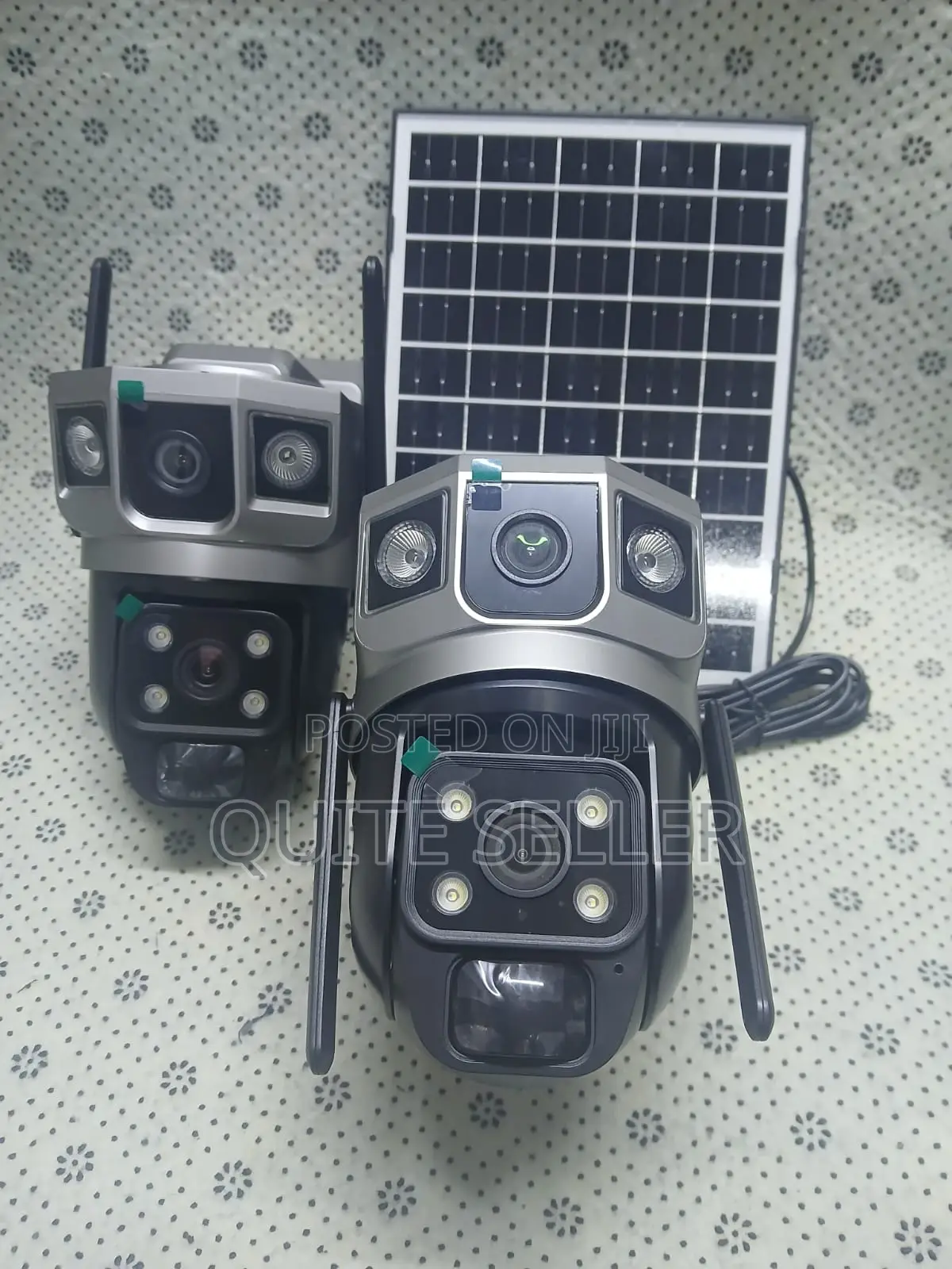 Wifi Dual Lens Solarenergy V380 Auto Track Motion