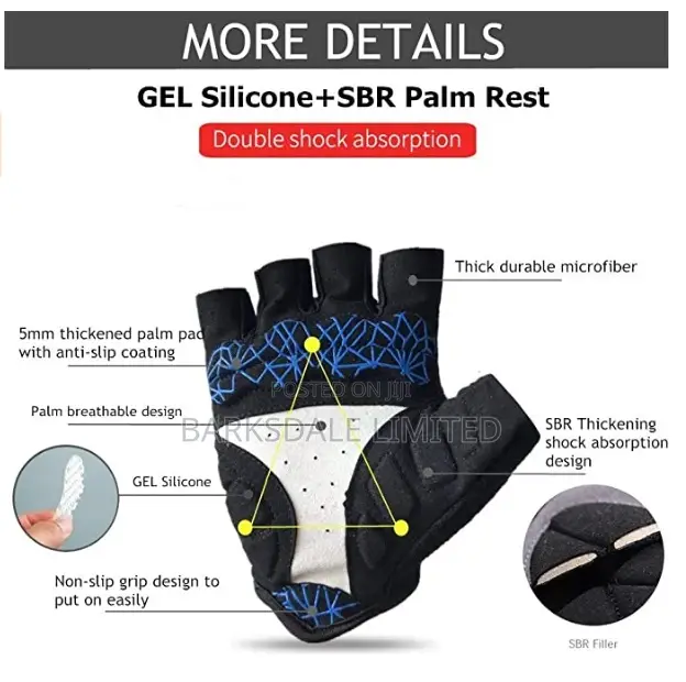 Weightlifting Leather Fitness Gloves S/M/L Riding Cycling