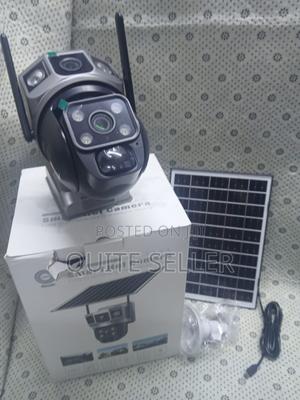 Solar Poweroutdoor CCTV Security Camera V380 Pro Wifi Wirele - thumbnail 2