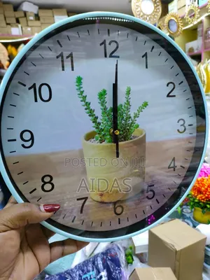 Elegant Wall Clock Golden Design Modern Home Office