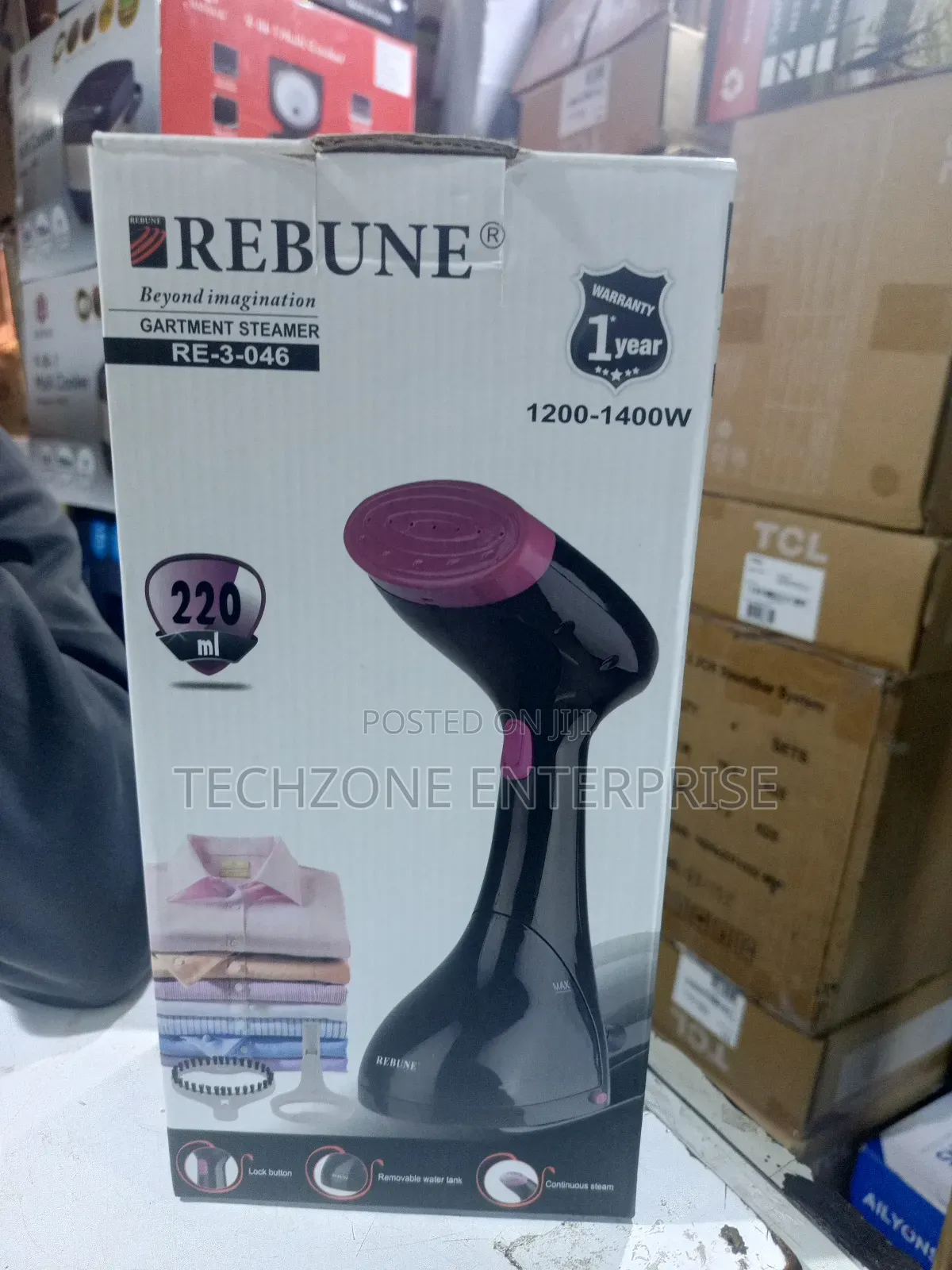 Rebune Garment Steamer With on and Off Button 