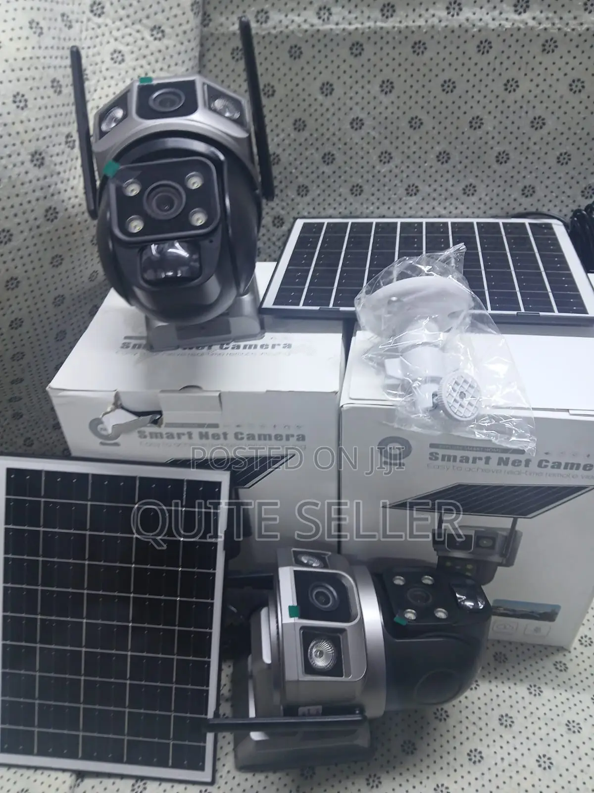 V380smart Net Camera V380 Pro -Wifi Solar Dual Lens Camera