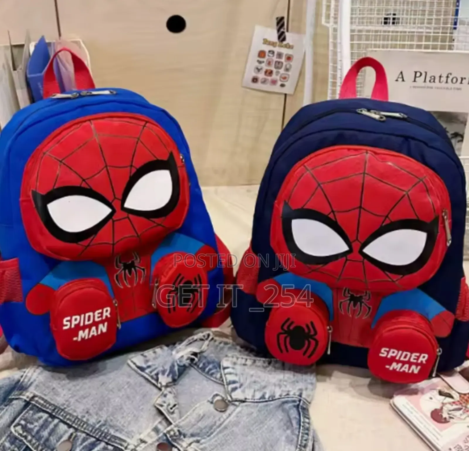 Spiderman Backpack 
Pre Schooler Kindergarten Backpack
