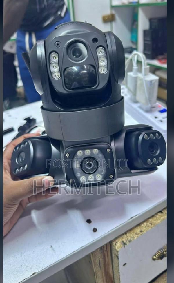 V380pro Triples-Lens Wifi Solar Home - main view