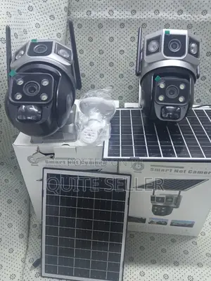 Dual Lens Smart Net Camera V380 4g/Wifi Solar PTZ