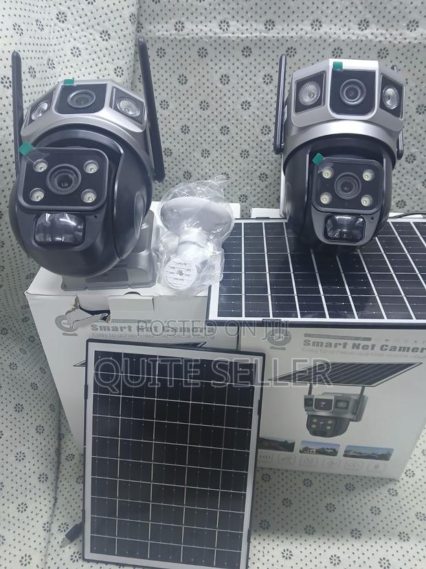 Dual Lens Smart Net Camera V380 4g/Wifi Solar PTZ