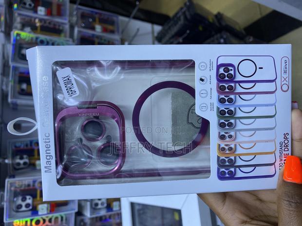 Foluu iPhone 16 Pro Max Magsafe Case With Stand and Lens - main view