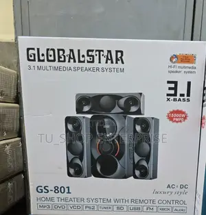 3.1ch Globalstar Home Theater System With Remote