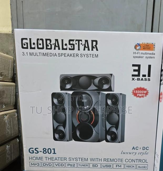 3.1ch Globalstar Home Theater System With Remote