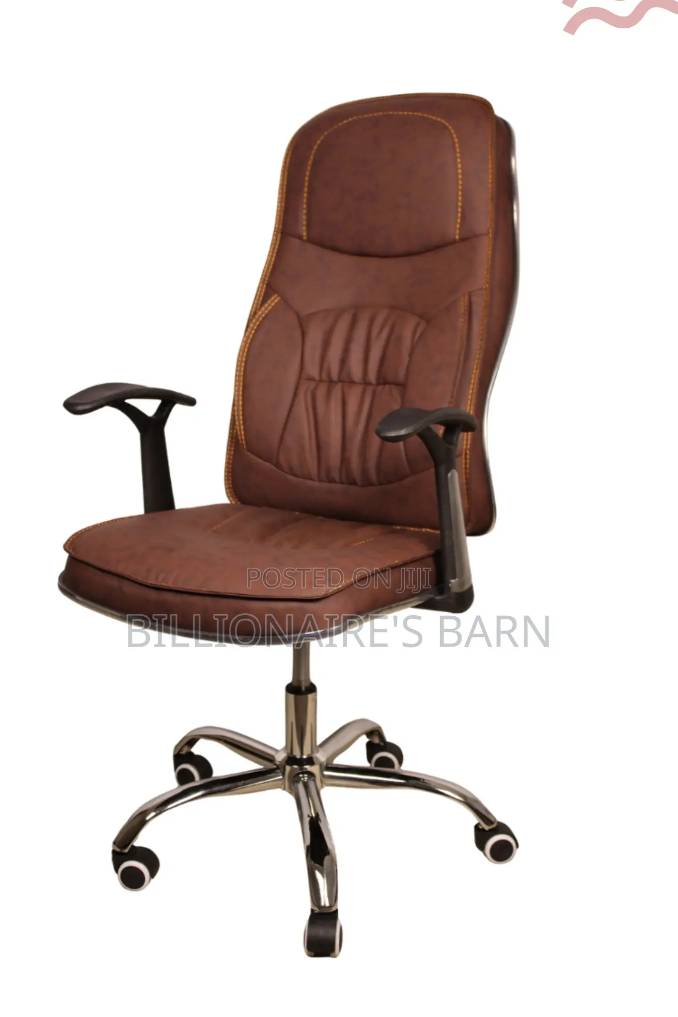 Office, Ergonomic Executive Leather Office Chair,