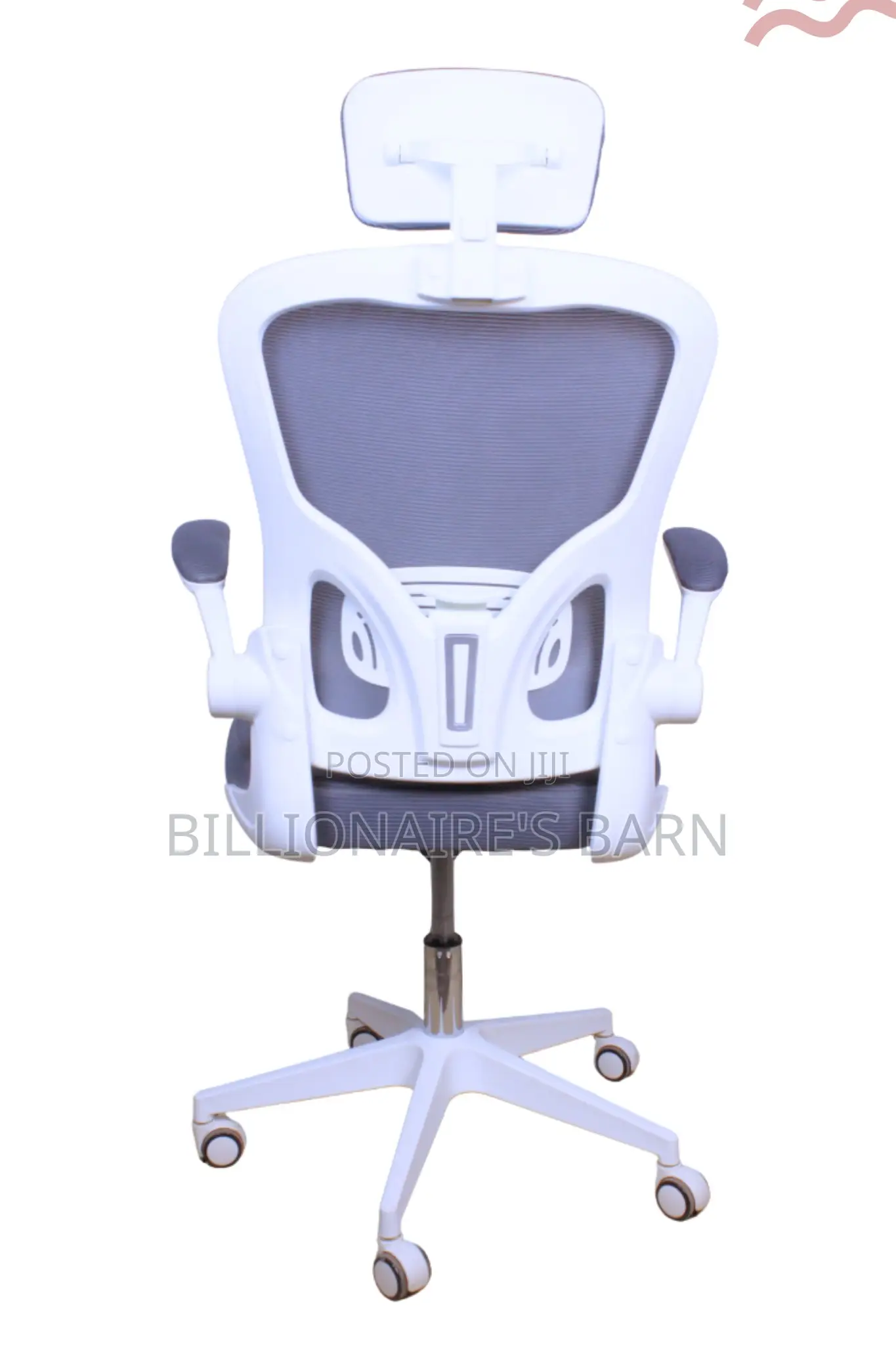 Office Chair, With Back Seat Fabric Ergonomic