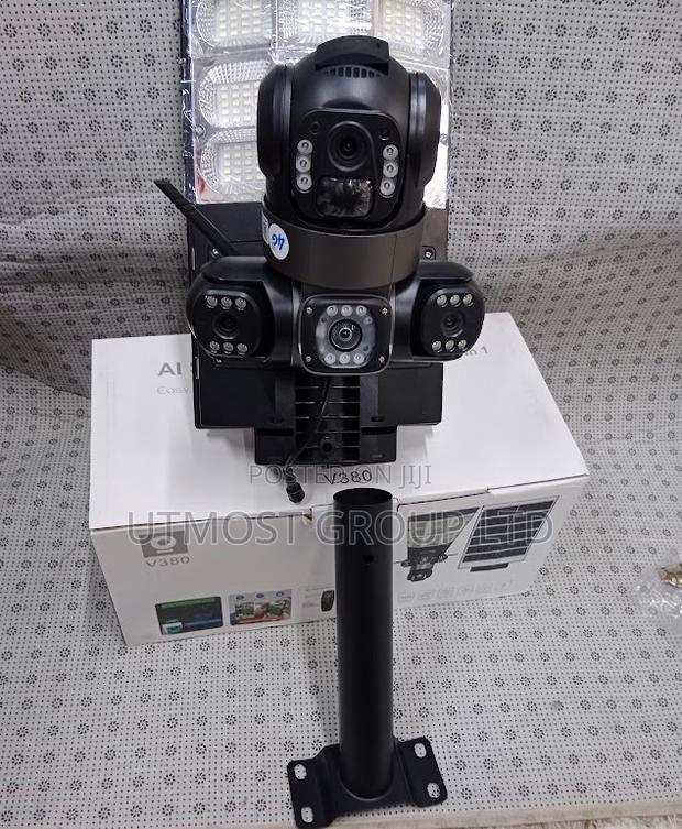 New Ai Solar Camera + Lighting 2 in 1 V380pro - main view