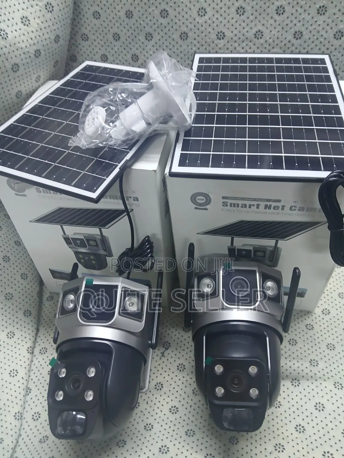 Pan Tilt Monitoring V380 Pro Dual Lens Dualviewsolar Wifi/4g