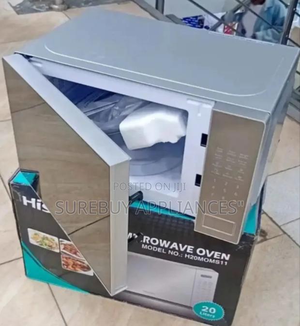 Hisense 20l Microwave Oven H20moms11 – Silver - main view