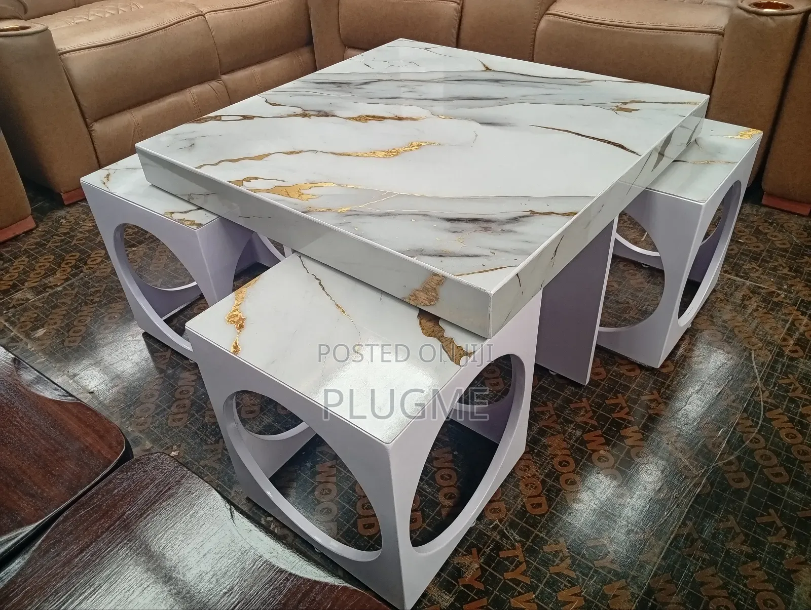 5 in 1 Marble Coffee Stand