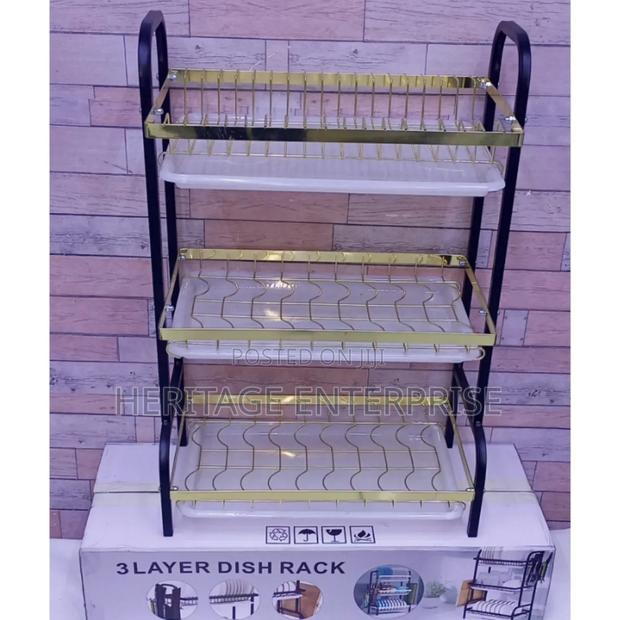 Dish Rack Heavy Duty Metallic Dish Rack - main view