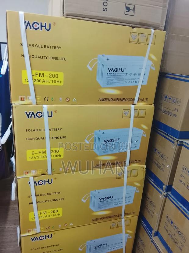 Yachu 200ah Solar Gel Battery,3 Years Warranty