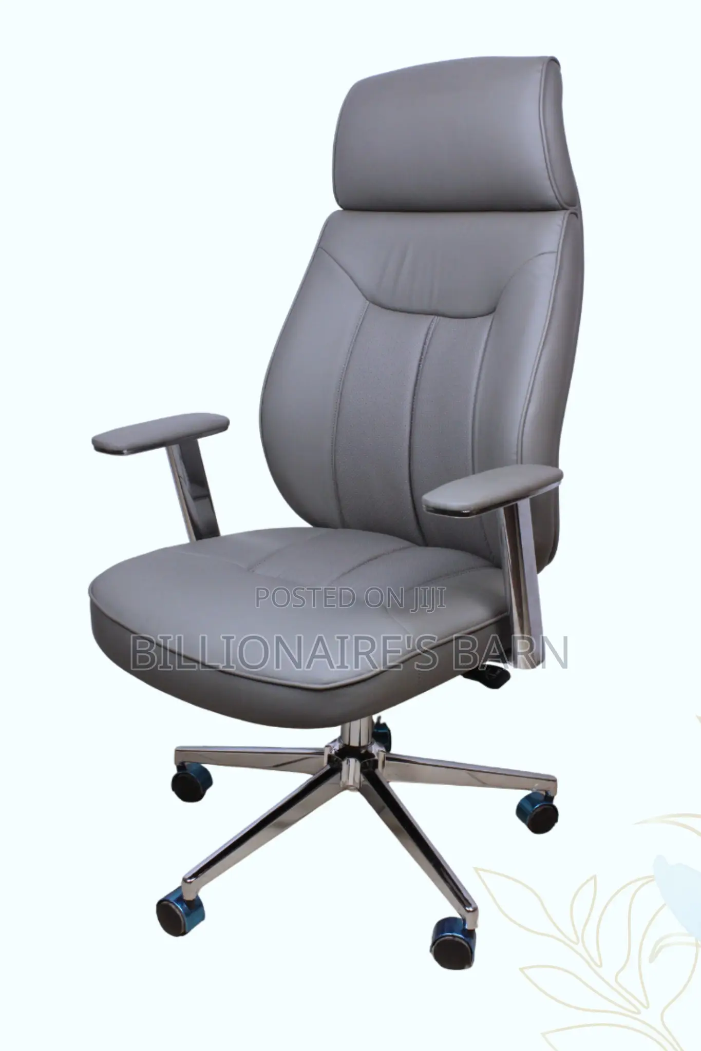 Office Chair, Brown Office Executive Leather Seating.