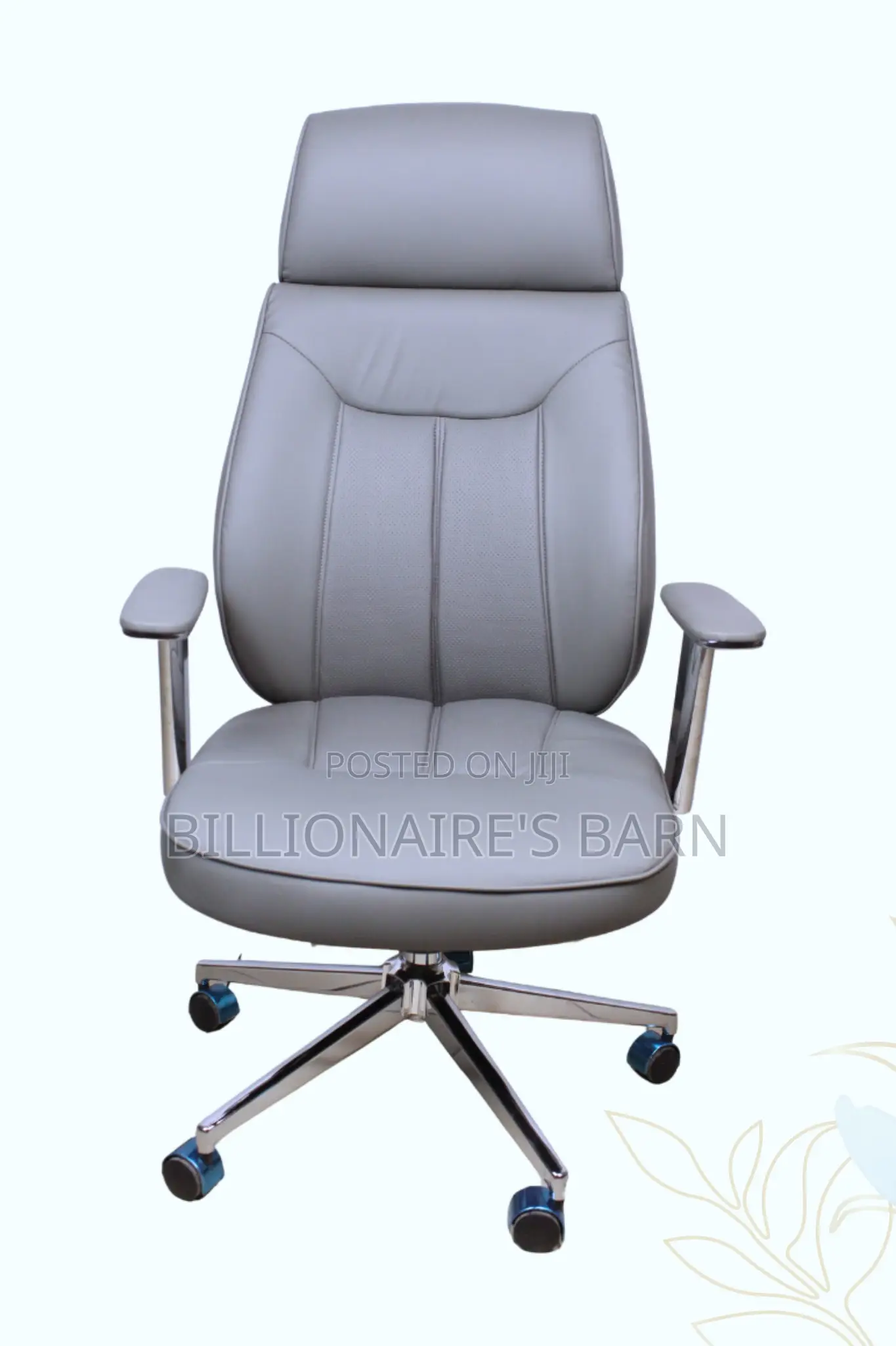 Office Chair, Brown Office Executive Leather Seating.