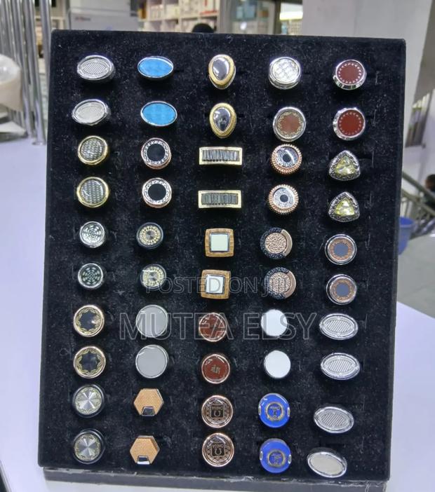 Coffee Brawn,White Beige Executive Cafflings - thumbnail 2