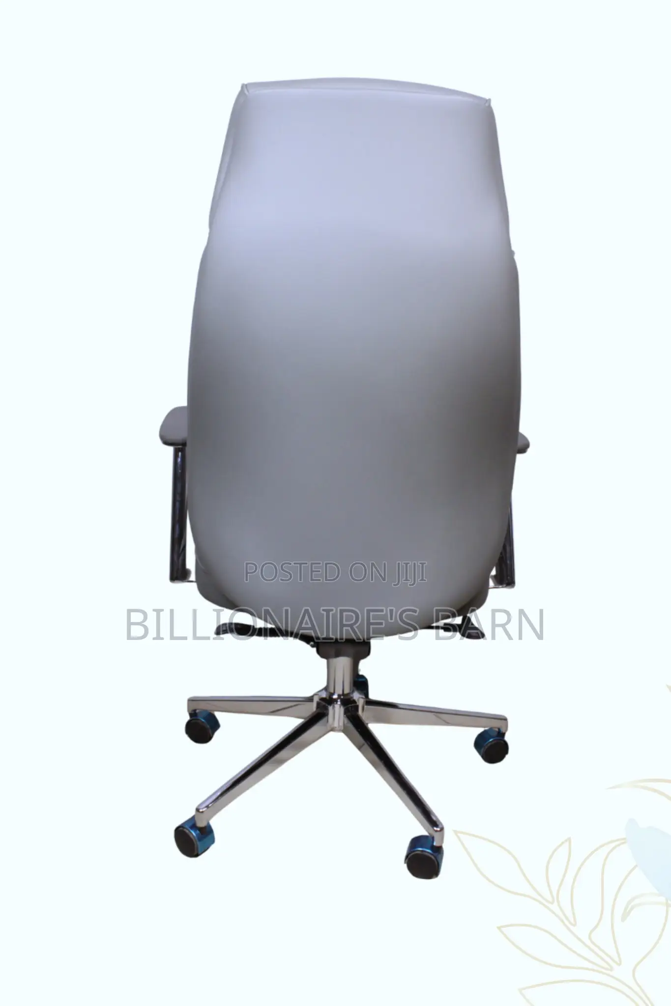Office Chair, Brown Office Executive Leather Seating.