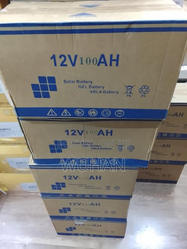 Yachu 100ah Solar Gel Battery,Zero Maintenance, Warranty