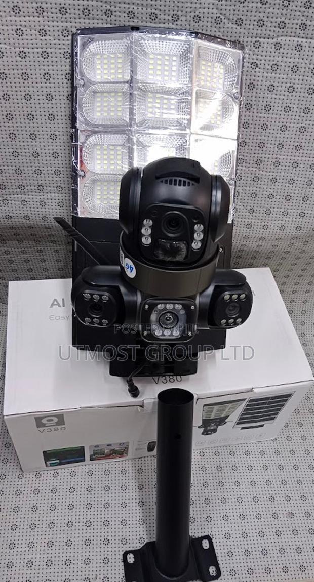 Smart 3in1 Ai Solar Camera With Street Light Solar System - main view