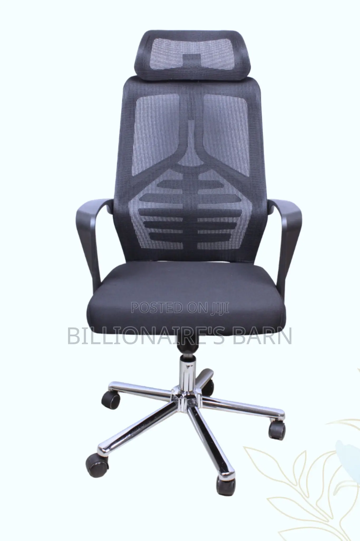Office Chair, High Back Lumber Ergonomic Office Mesh Seat