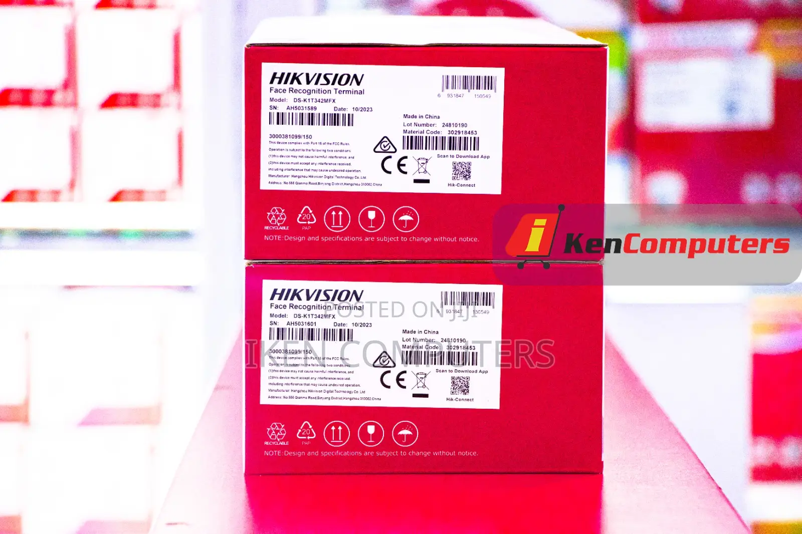 Hikvision Face Recognition Terminal(Ds-Kit342mfx)