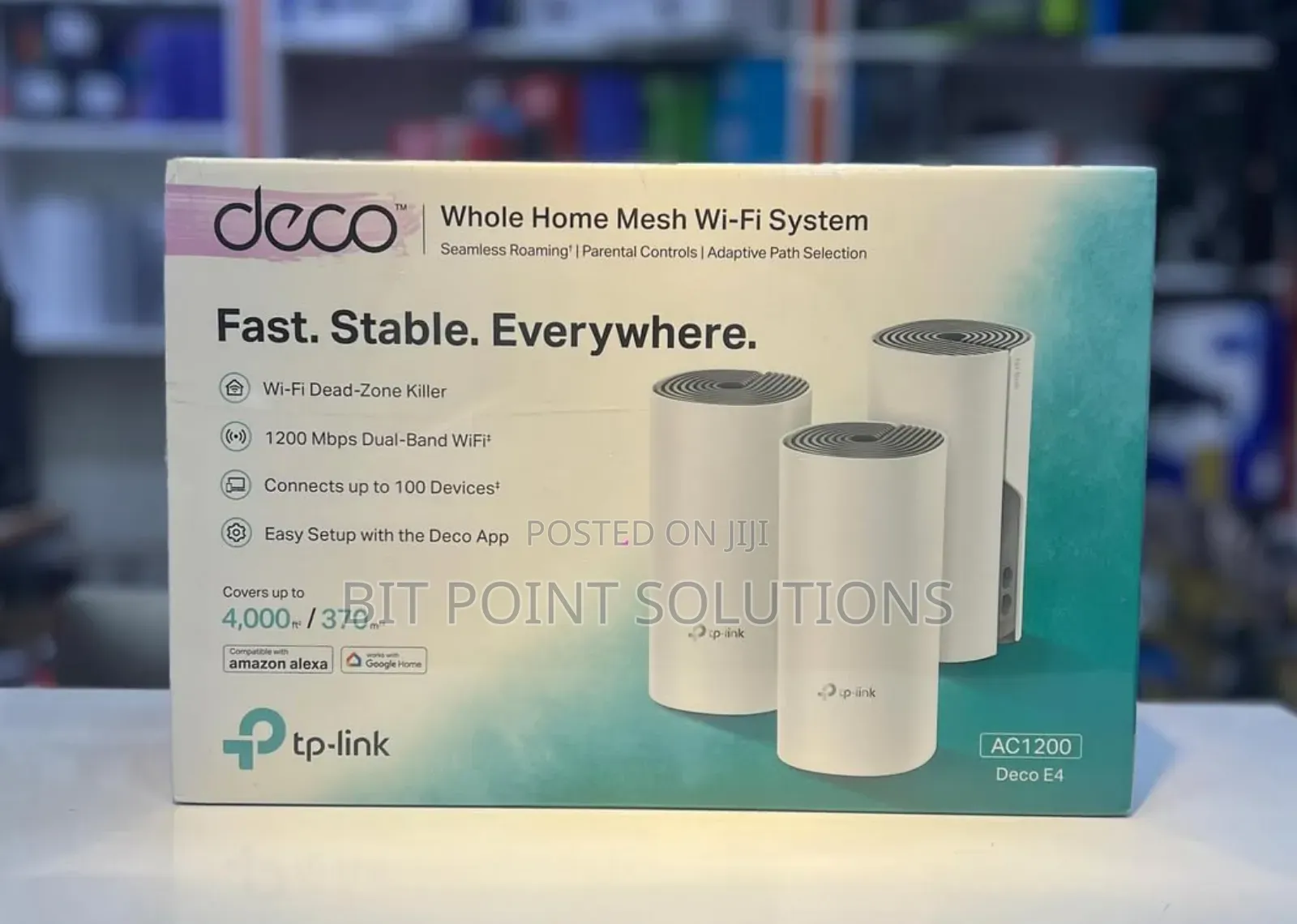 Tplink Deco E4 Mesh Wifi System 3 Pack Ac1200