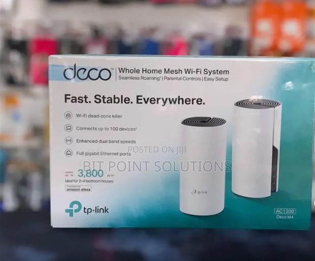 Deco M4 2pack Ac1200 Mesh Wi-Fi System Tl-Deco M4(2pack) - main view