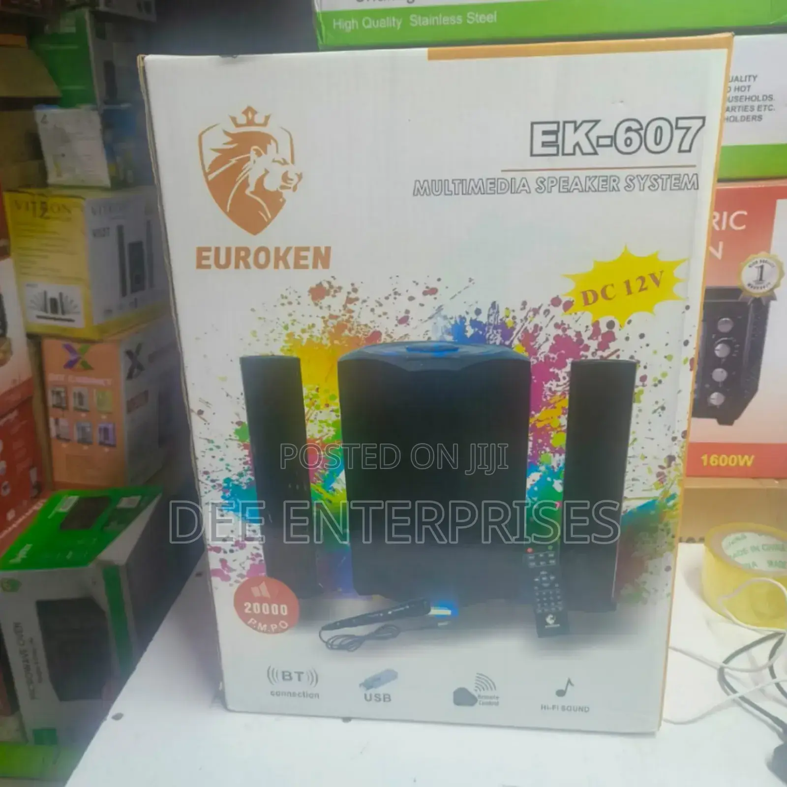 Euroken Ek-607 2.1ch Multimedia System-20000w + Bluetooth