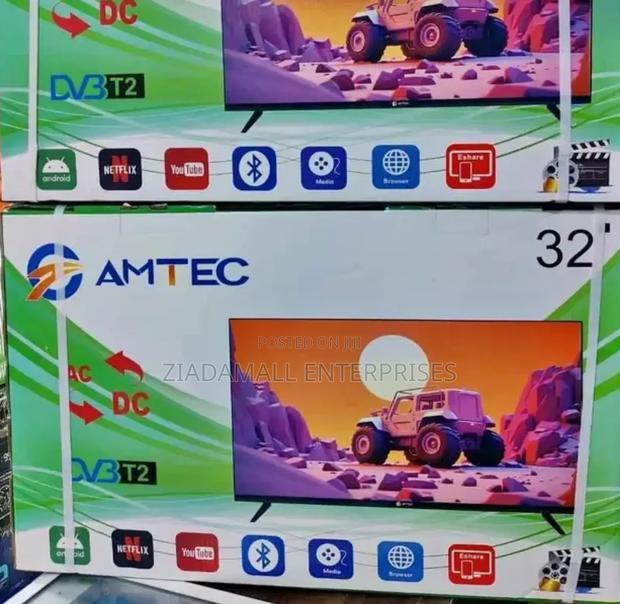 Amtec 32-Inch Hd Smart Tv – Android, Bluetooth Dual Power - thumbnail 3