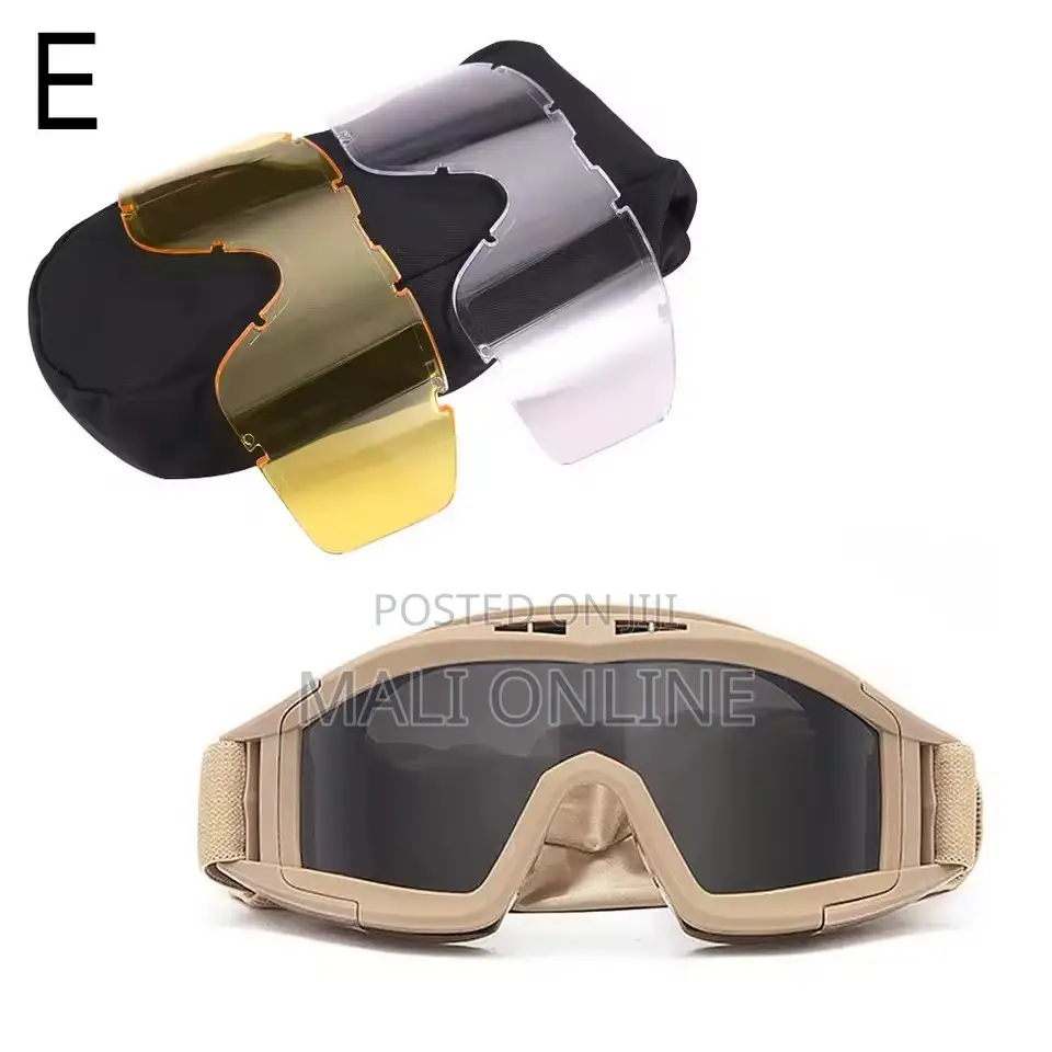 Outdoor Tactical Goggles Military Desert