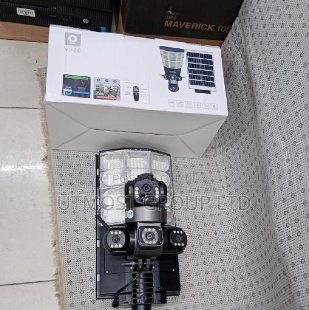 Wifi Solar Street Light With CCTV Camera 2-In1 Functionality - main view