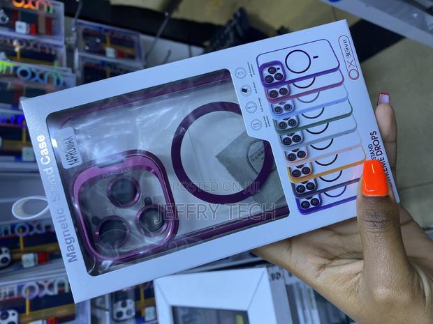 Supfine Magnetic iPhone 14 Pro Max Case With Stand and Lens - thumbnail 2