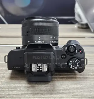 Canon Eos M50 Mirrorless Digital Camera With 15-45mm