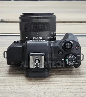 Canon Eos M50 Mirrorless Digital Camera With 15-45mm