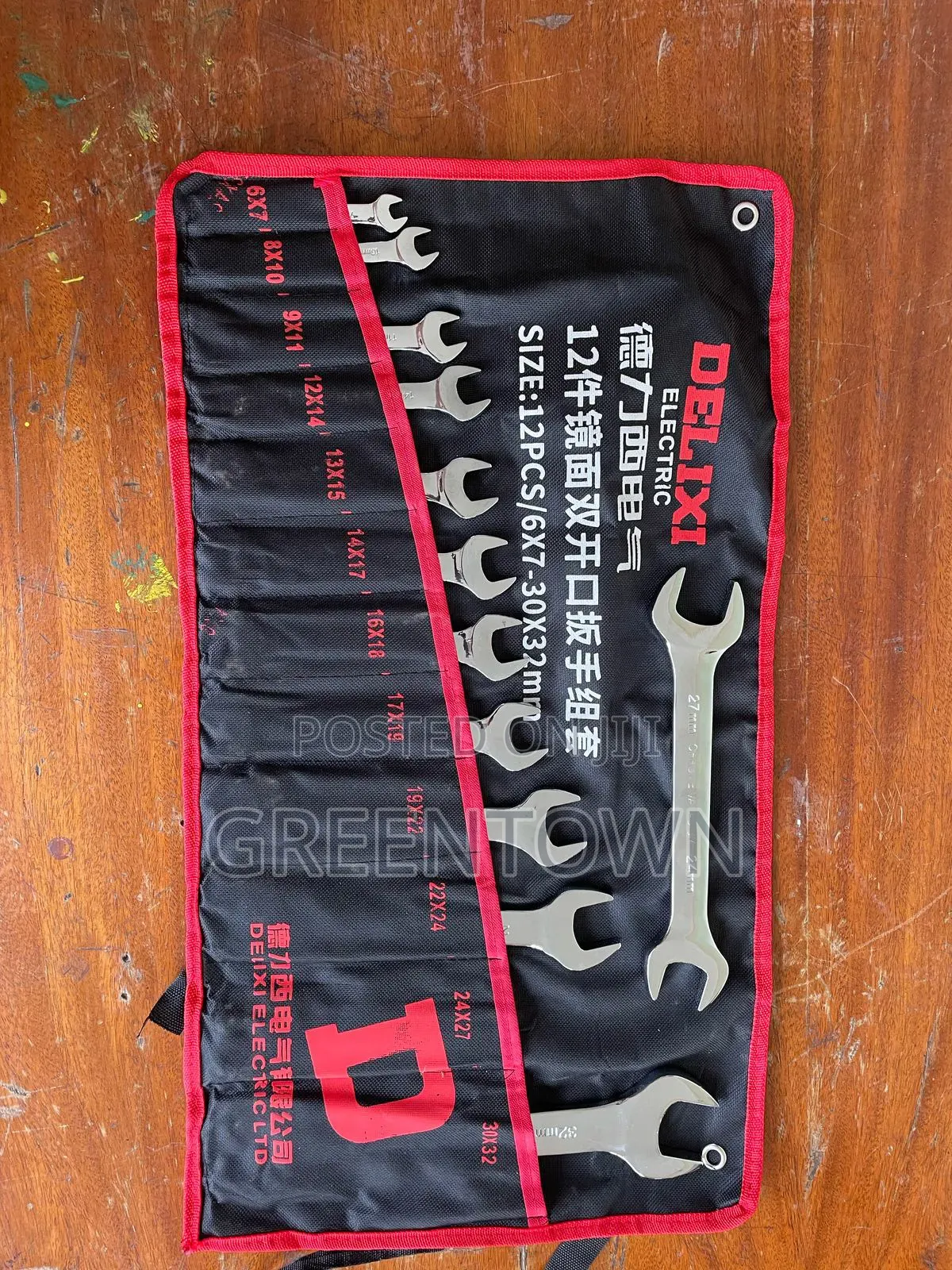 Chromevanadium Double Open End Spanner Set 12pc From 6-32mm