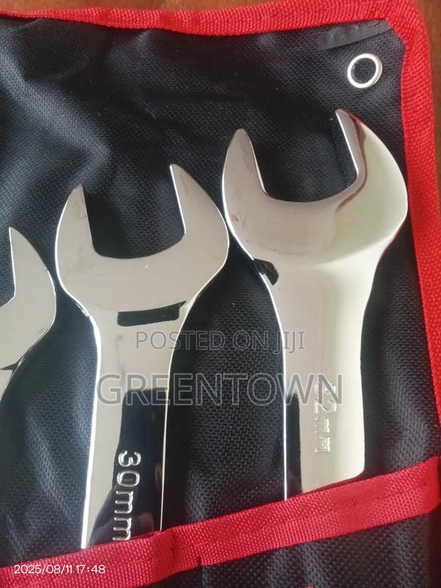 Chromevanadium Double Open End Spanner Set 12pc From 6-32mm - thumbnail 3