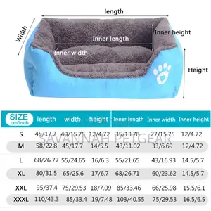 Small Size Fleece Warm Cat Bed House Paw Pet Sofa Dog Beds