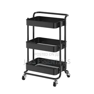 Multipurpose Movable Trolley Rack