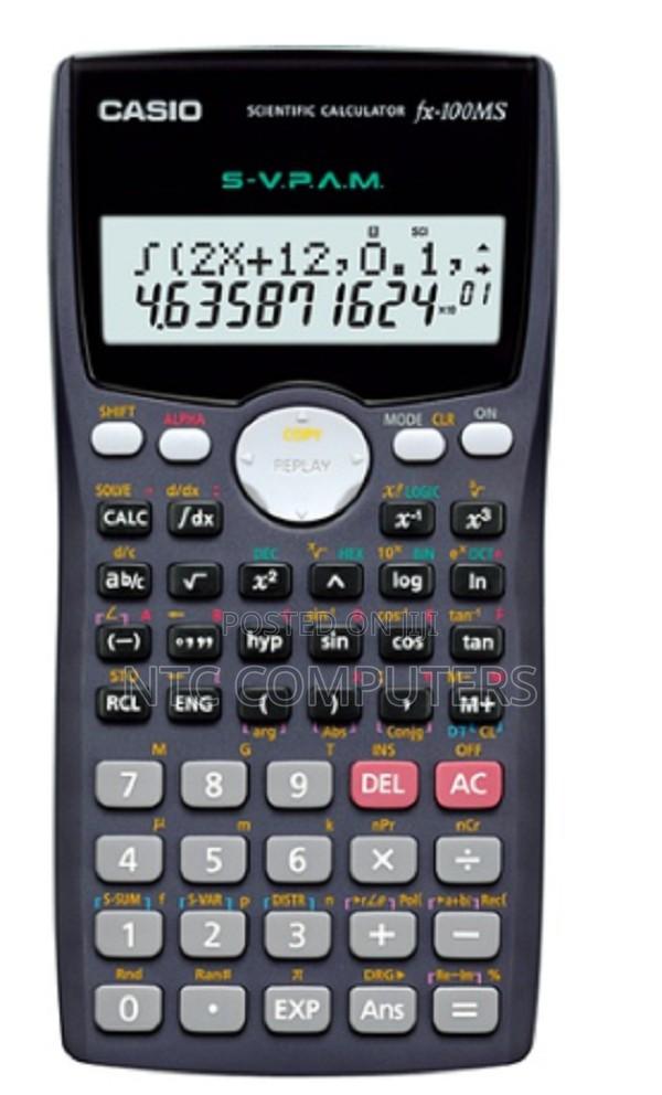 Casio Fx100ms Scientific Calculator - 10 + 2 Digits Grey - main view