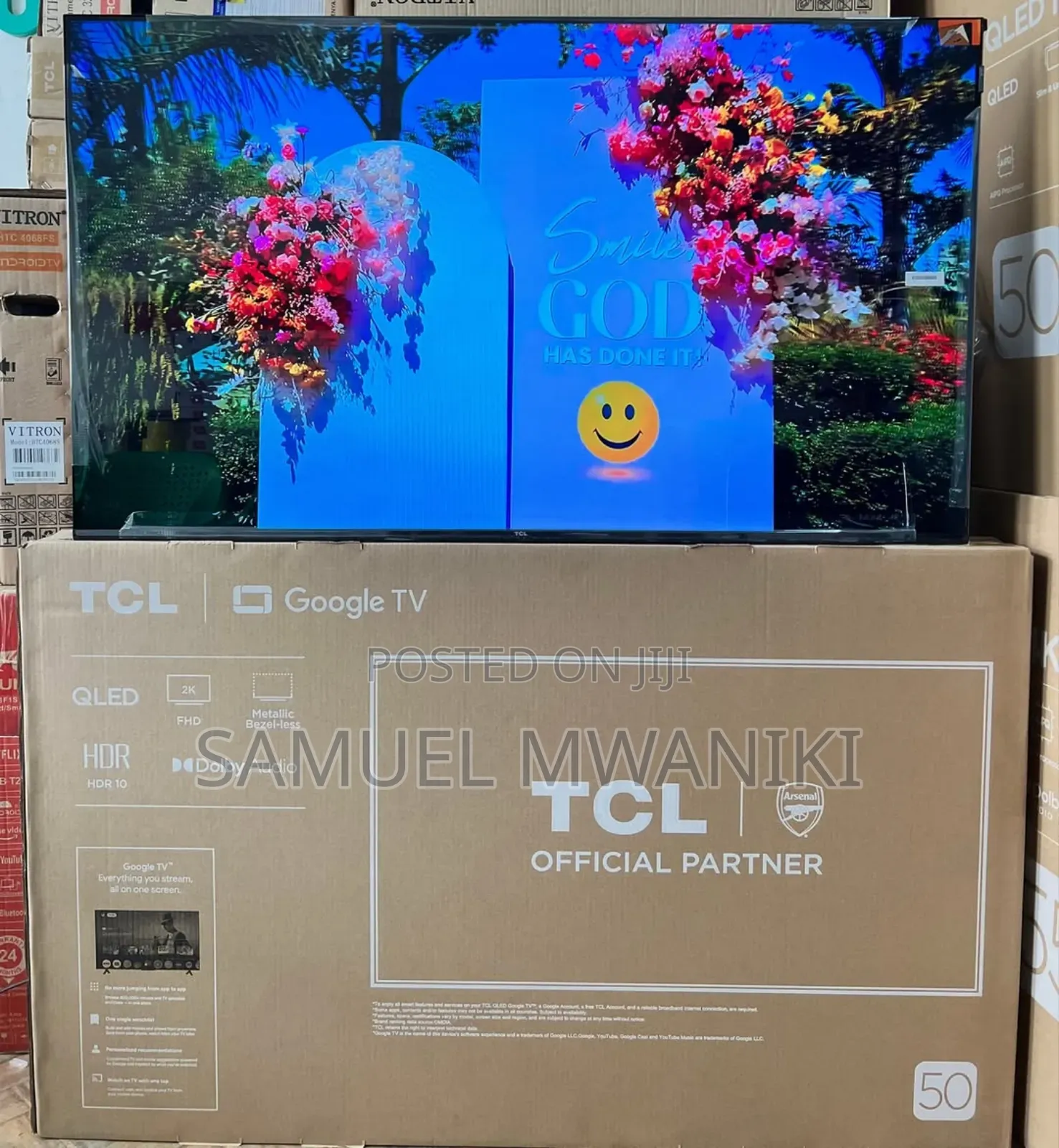TCL 50" Qled S5k Google Tv Latest Model Frameless