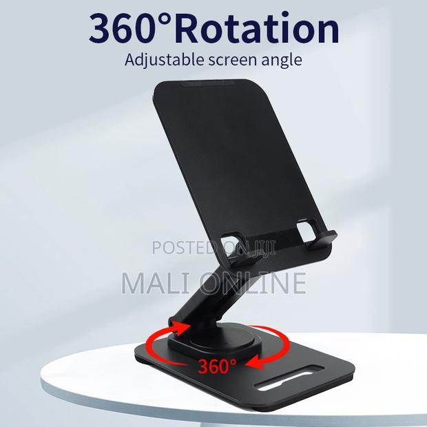 360° Rotating Abs Desktop Tablet & Phone Stand Jmary Holder - thumbnail 3
