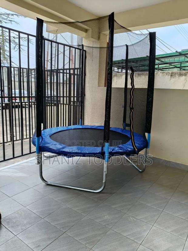 6ft Kids Play Trampoline With Net