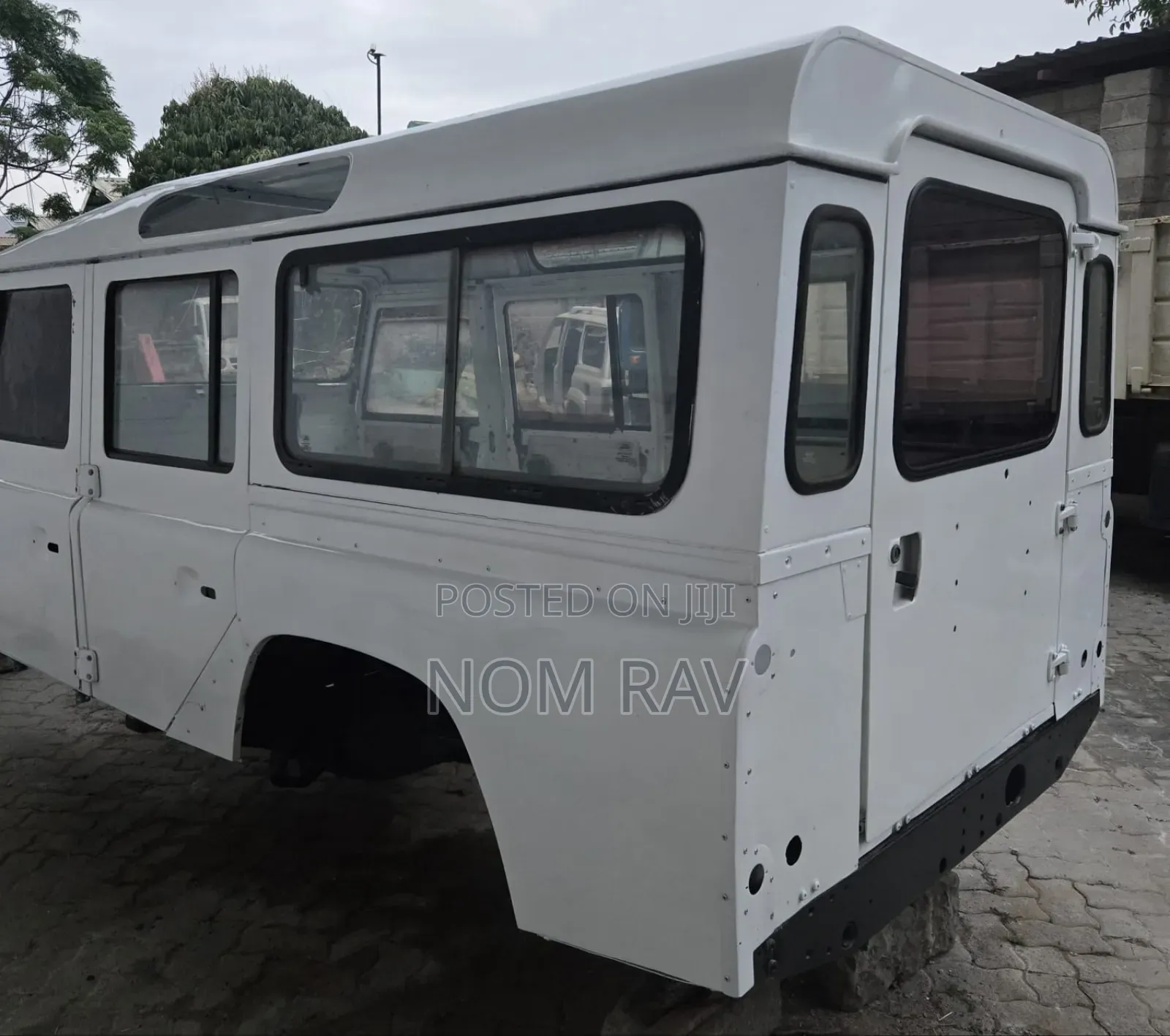 Land Rover Puma Body With Chassis and Number Plate