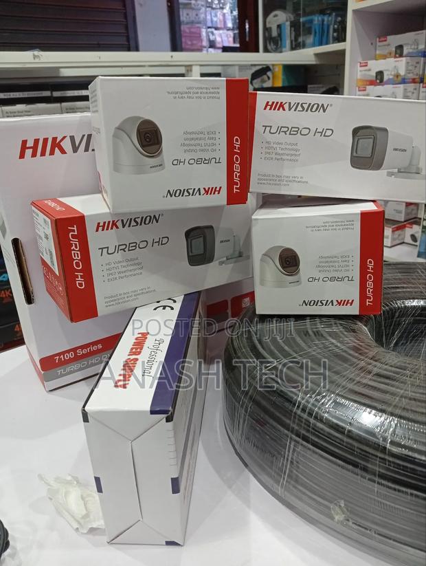 2mp Hikvision 4 Colorvu CCTV Cameras Full System Kit - main view
